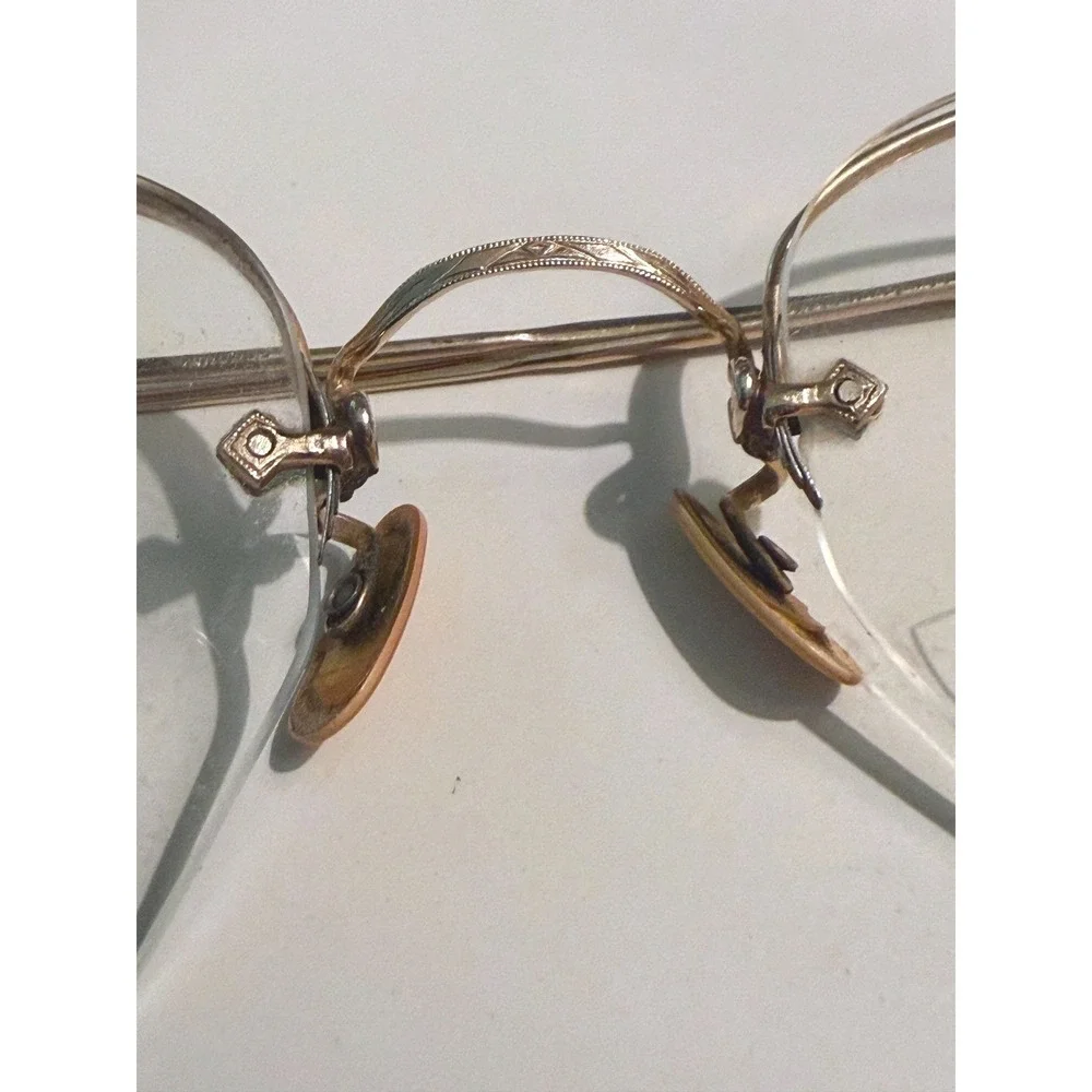 Vintage Gold Filled Wire Frames Eyeglasses Case
